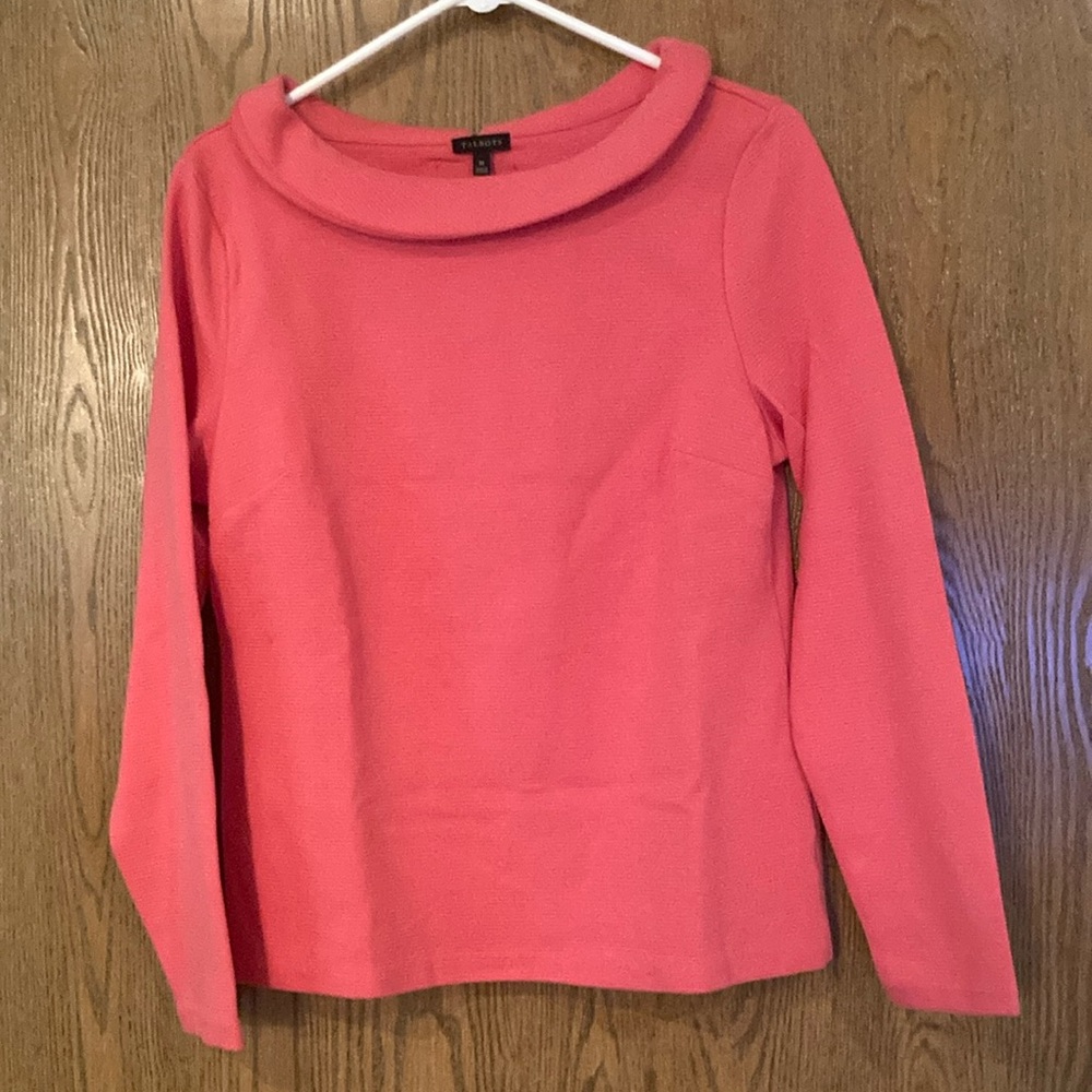 Beautiful Coral Long Sleeve Top